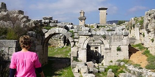 徒步旅行在Xanthos