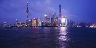 时光流逝——上海外滩之夜
