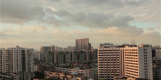 中国城市间隔拍摄