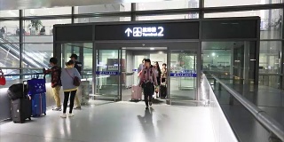 时光流逝——中国江苏南京禄口国际机场