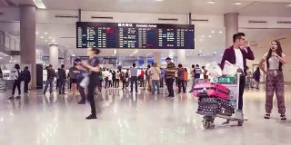 时光流逝——中国江苏南京禄口国际机场