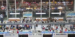 4k时光流逝-南京禄口国际机场，中国