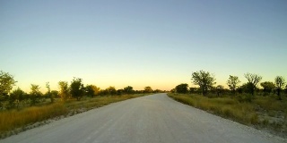 T/L POV驾驶在纳米比亚