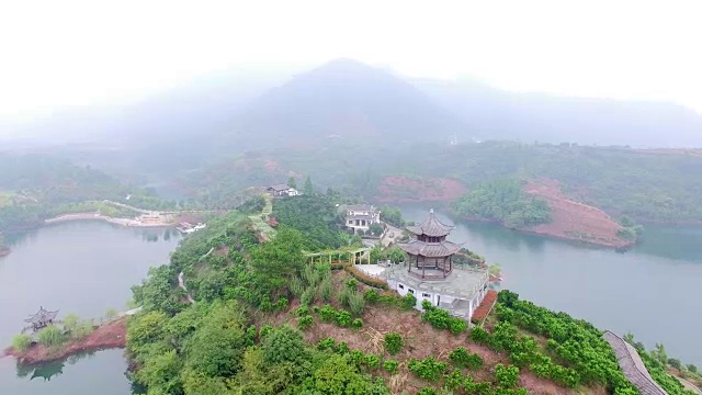 千岛湖景观鸟瞰图