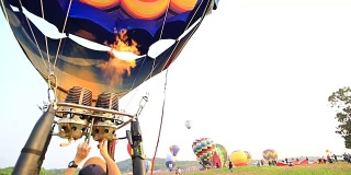 热气球膨胀