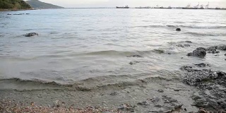 海水含有污染物。