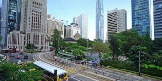 香港的现代摩天大楼