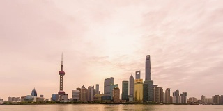 时间的流逝——上海的天际线
