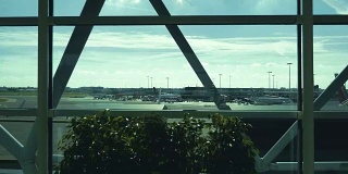 机场航站楼视频，4K格式