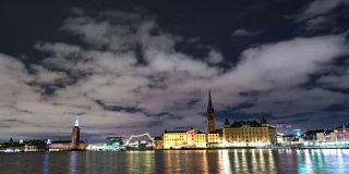 高清时间流逝:斯德哥尔摩城市景观