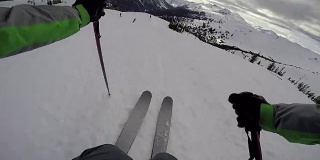 滑雪者的观点