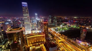 时间Lapse-Beijing天际线视频素材模板下载