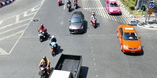 曼谷白天的交通状况