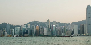 香港从早到晚的时间流逝