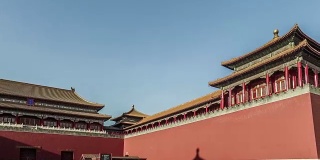 中国北京，2016年3月21日:中国北京，武门广场(紫禁城的一部分)