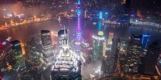 shanghai pudong in night