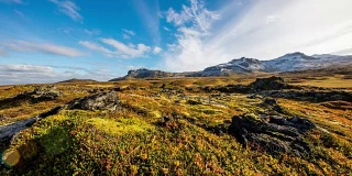 T/L 8K云景冰岛起伏的景观