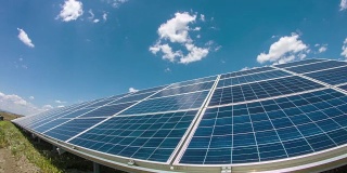 太阳能电池板，替代能源。