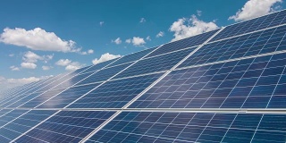 太阳能电池板，替代能源。