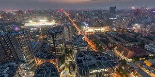 时间流逝——俯瞰北京CBD、三里屯SOHO之夜(WS RL Pan)