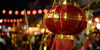 中国的灯笼是中国的新年，中国新年的灯