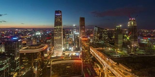 时间流逝-北京天际线夜间鸟瞰图(WS HA缩小)