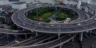 时光流逝——上海城市交通、南浦大桥(CU HA放大)