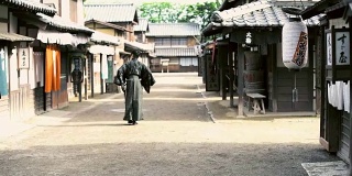 这是一个古老的日本村庄