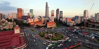 越南胡志明市天际线