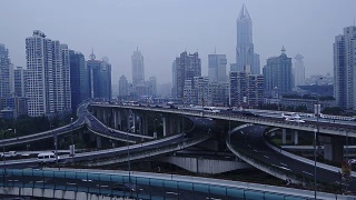 上海高架桥视频素材模板下载
