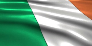 爱尔兰迷人的国旗