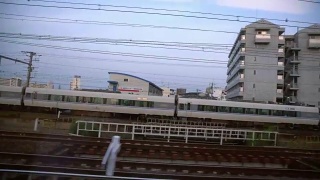 在日本乘火车旅行视频素材模板下载