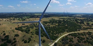 德州风力涡轮机农场