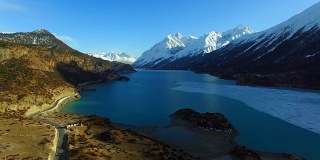 冉乌湖，西藏山水，西藏，中国。