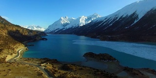 冉乌湖，西藏山水，西藏，中国。