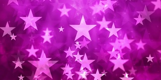 粉红色背景上的星星粒子