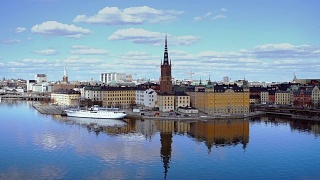 瑞典斯德哥尔摩的甘拉斯坦视频素材模板下载