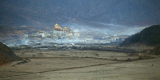 中国云南香格里拉镇的松赞林寺