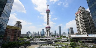 上海城市景观高清视频