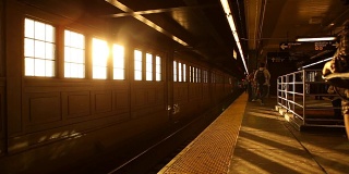 纽约地铁发车站