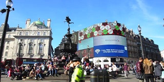 皮卡迪利广场，牛津和摄政街，英国伦敦