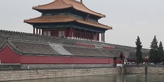 中国北京颐和园的后门