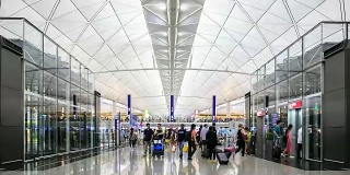 4K时光流逝:香港机场