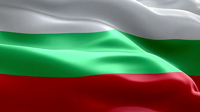 保加利亚国旗波浪图案可循环元素