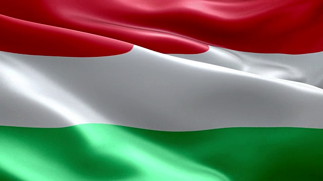 匈牙利国旗波浪图案可循环元素