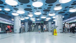 时光流逝——北京地铁(拉pan)视频素材模板下载