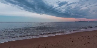Time Lapse- Sunset Over The Sea (PAN)