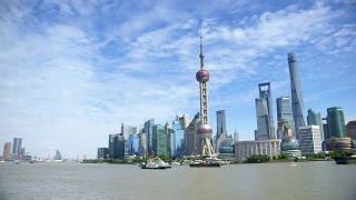 现代上海城市全景视频素材模板下载