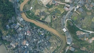 中国三江城阳地区航拍照片视频素材模板下载