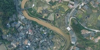 中国三江城阳地区航拍照片